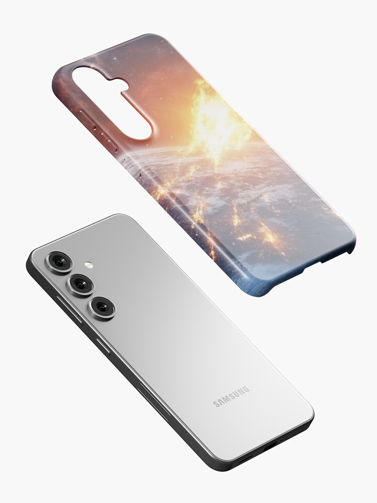 Thumbnail 2 of 4, Samsung Galaxy Phone Case, Asteroid Impact designed and sold by Patricks-Art.