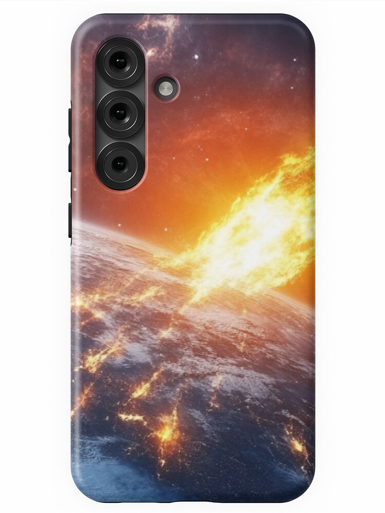 Thumbnail 1 of 4, Samsung Galaxy Phone Case, Asteroid Impact designed and sold by Patricks-Art.