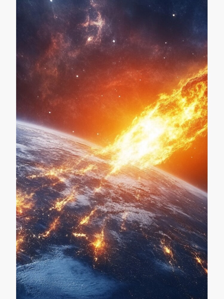 Thumbnail 4 of 4, Samsung Galaxy Phone Case, Asteroid Impact designed and sold by Patricks-Art.