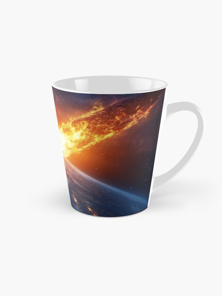Thumbnail 1 of 4, Coffee Mug, Asteroid Impact designed and sold by Patricks-Art.