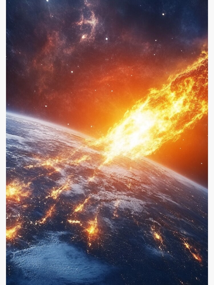 Thumbnail 3 of 3, Journal, Asteroid Impact designed and sold by Patricks-Art.