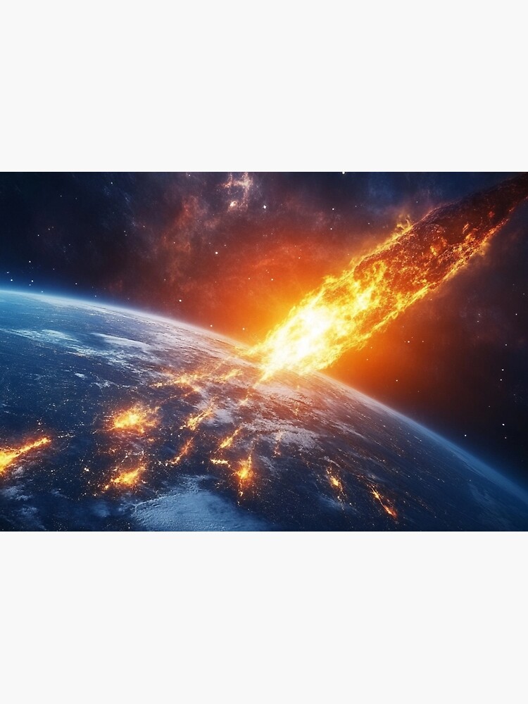 Thumbnail 3 of 3, Journal, Asteroid Impact designed and sold by Patricks-Art.