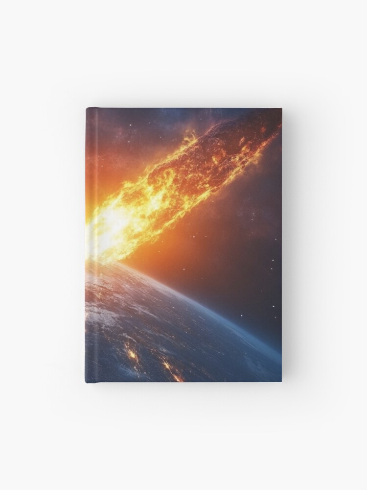 Thumbnail 1 of 3, Journal, Asteroid Impact designed and sold by Patricks-Art.