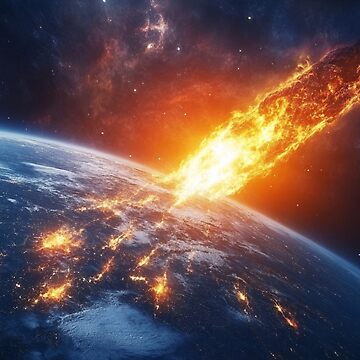 Artwork thumbnail, Asteroid Impact by Patricks-Art