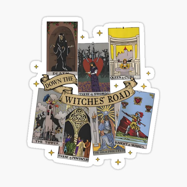 Vista previa del artículo con la obra «Cartas del Tarot de Agatha All Along», diseñado y vendido por Capisedo.