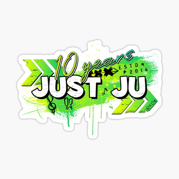 Jubiläums Design - grün Sticker