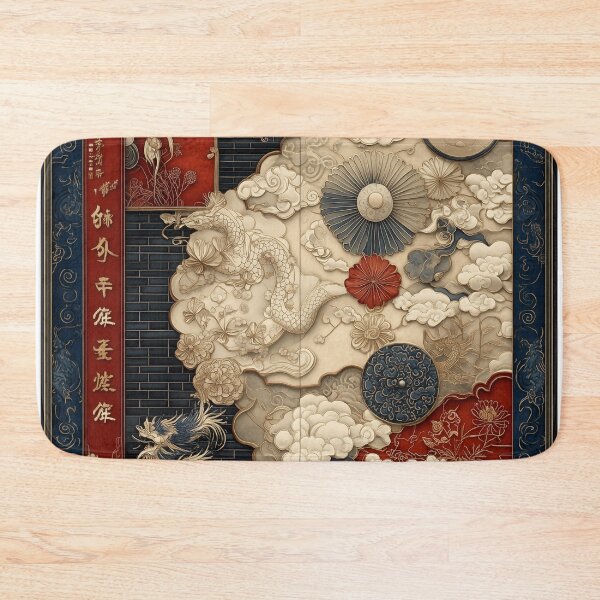 Item preview, Dunhuang Mural - Silk Textures designed and sold by FleurFrench.