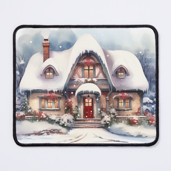Item preview, Joyful Winter Cottage designed and sold by sheprint.