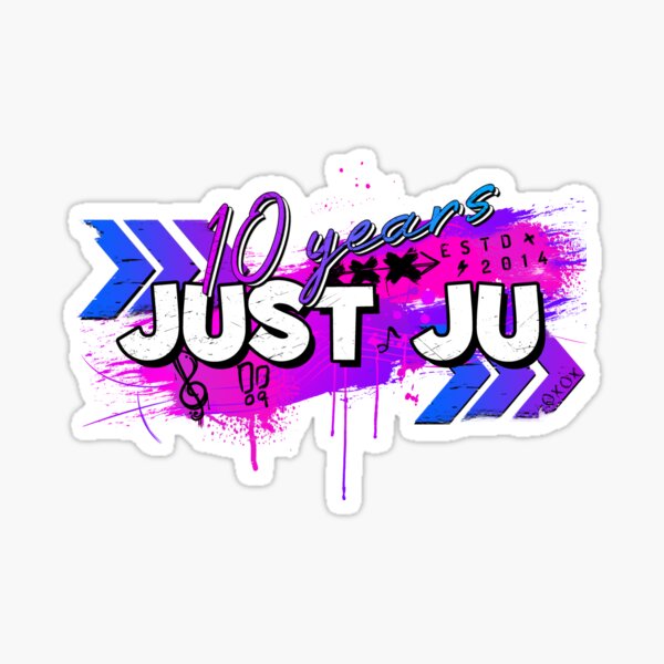 Jubiläums Design - lila Sticker