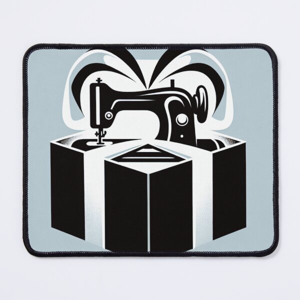 Item preview, Black Sewing Machine, Funny Gifts for a Seamstress designed and sold by DSoriaDesign.