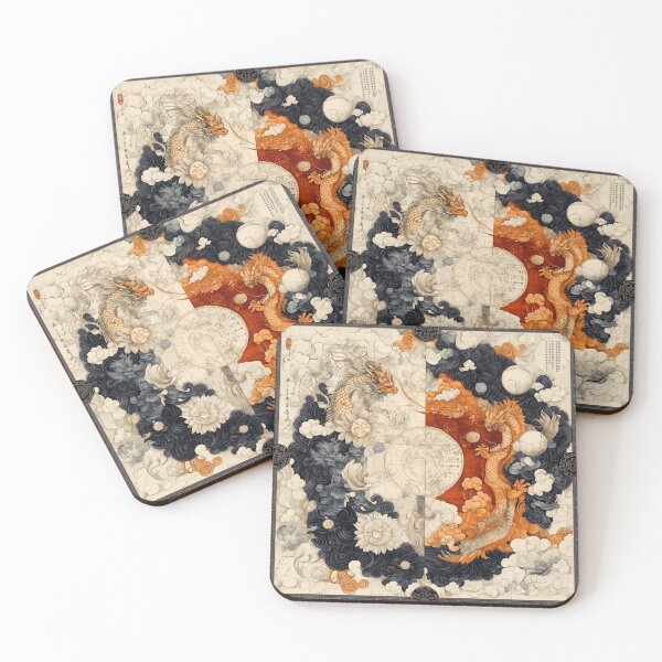 Item preview, Dunhuang Mural - Earth and Stars designed and sold by FleurFrench.