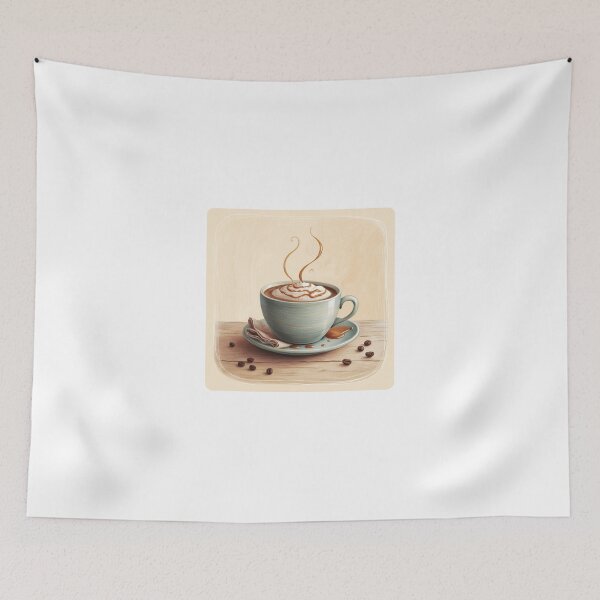 Item preview, Coffee Illustration designed and sold by DropTShop.