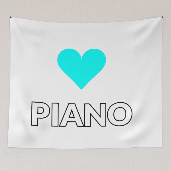 Item preview,  I love piano - cool pianist designed and sold by Inspirationmotivation.