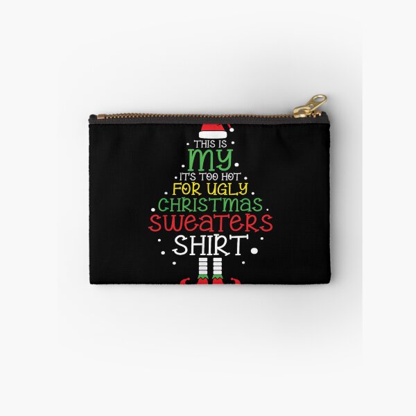 Item preview, It's Too Hot For Ugly Christmas Shirt Funny Xmas designed and sold by Denenberg Jardel.