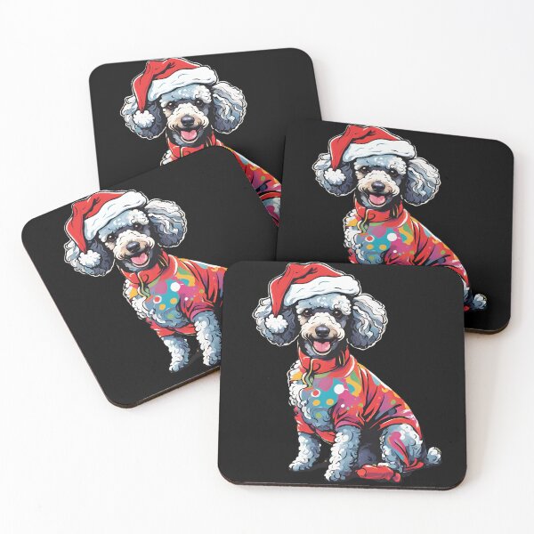 Item preview,  Cute Christmas Poodle  designed and sold by CyberArtistOne.