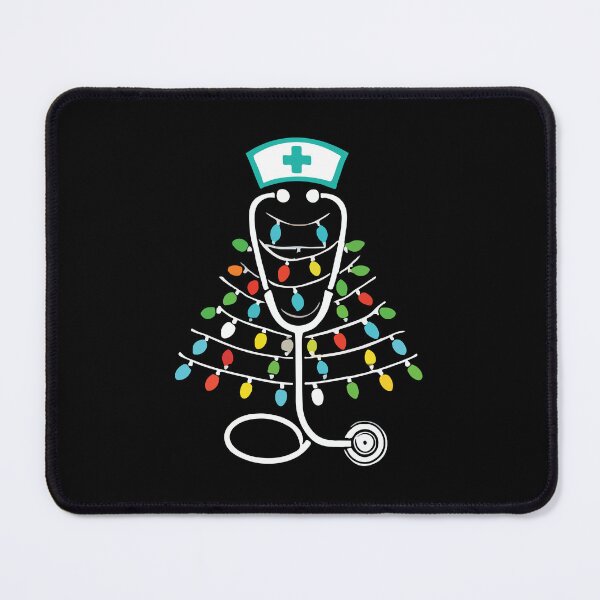 Item preview, Christmas Tree Nurse - Festive Holiday Stethoscope designed and sold by chantastical.