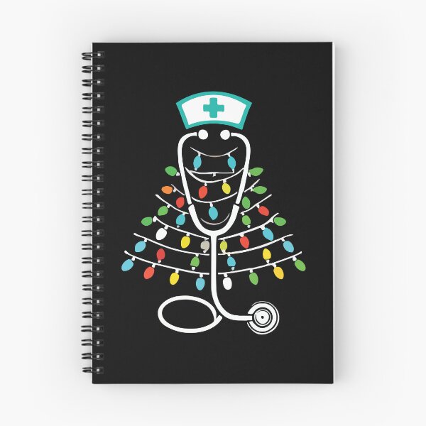 Item preview, Christmas Tree Nurse - Festive Holiday Stethoscope designed and sold by chantastical.
