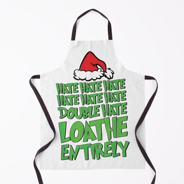 Item preview, Hate Hate double hate loathe entirely funny Christmas Santa designed and sold by Denenberg Jardel.