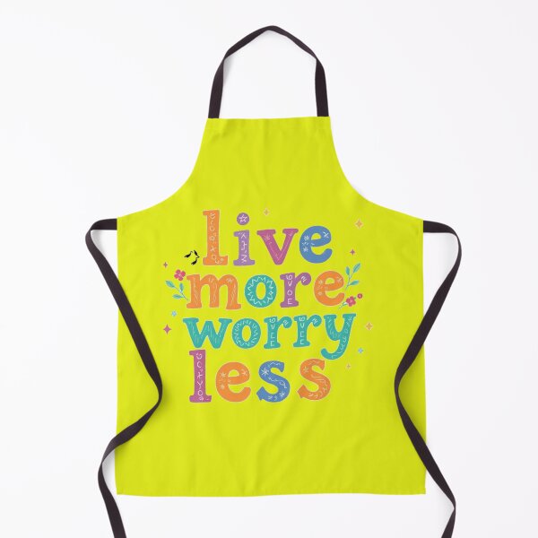 Item preview, live more worry less designed and sold by bukajart.