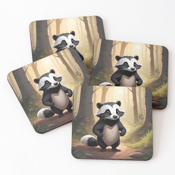 Item preview, The Joyful Badger designed and sold by AICreativeArts.