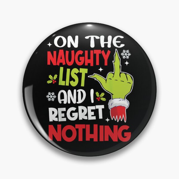 Item preview, Funny On The List Of Naughty And I Regret Nothing Christmas designed and sold by Denenberg Jardel.