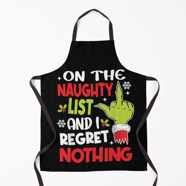 Item preview, Funny On The List Of Naughty And I Regret Nothing Christmas designed and sold by Denenberg Jardel.