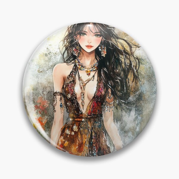 Item preview, Bohemian Maxi Dress Ensemble 　　　Anime-inspired fashion designed and sold by mi33x.