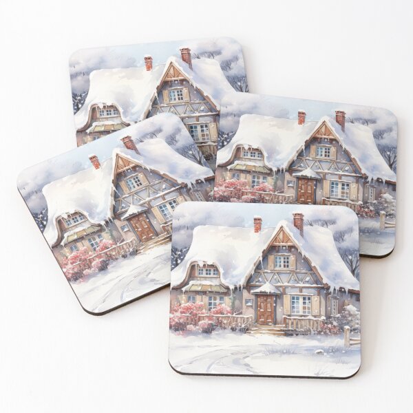 Item preview, Lonely Winter Cottage designed and sold by sheprint.