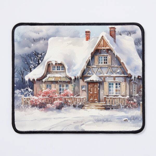 Item preview, Lonely Winter Cottage designed and sold by sheprint.