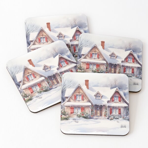 Item preview, Lovely Winter Cottage designed and sold by sheprint.