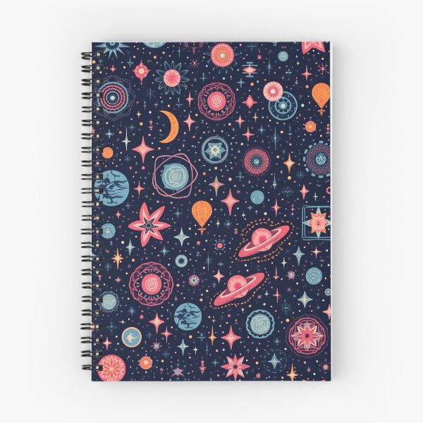 Item preview, Vibrant Celestial-Themed Seamless Pattern with Stars, Planets, and Abstract Designs – Perfect for Textiles and Wrapping Paper designed and sold by marvinismyname.
