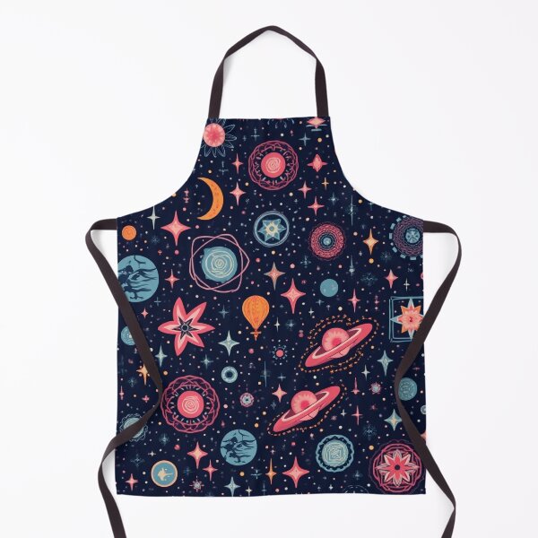 Item preview, Vibrant Celestial-Themed Seamless Pattern with Stars, Planets, and Abstract Designs – Perfect for Textiles and Wrapping Paper designed and sold by marvinismyname.