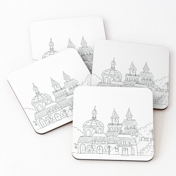 Item preview, Cityscape Line Drawing designed and sold by IsobelStudio.