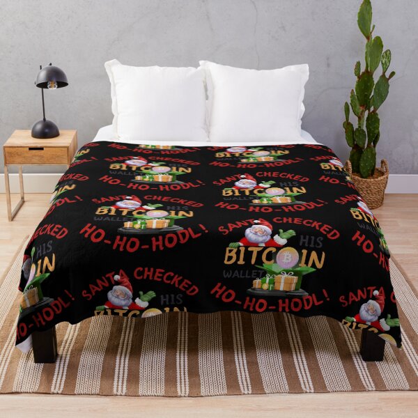 Item preview, Santa checked his Bitcoin wallet... Ho-ho-HODL! designed and sold by Mirosi-S.