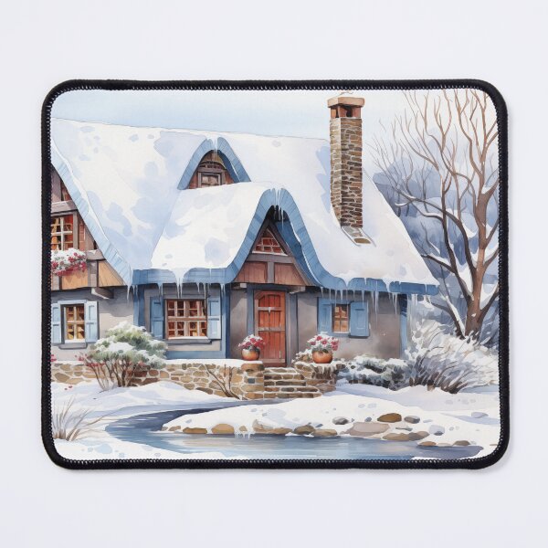 Item preview, Pretty Winter Cottage designed and sold by sheprint.