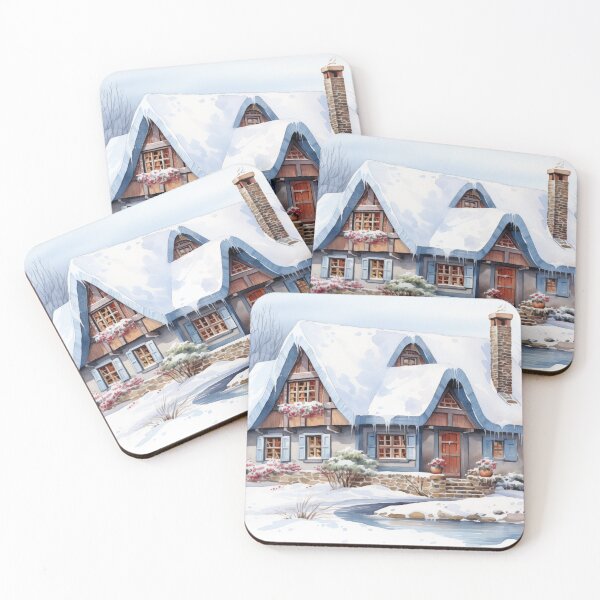 Item preview, Pretty Winter Cottage designed and sold by sheprint.