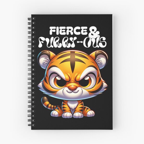 Item preview, FIERCE AND FURRY-OUS - CUTE TIGER designed and sold by justyna-s28.