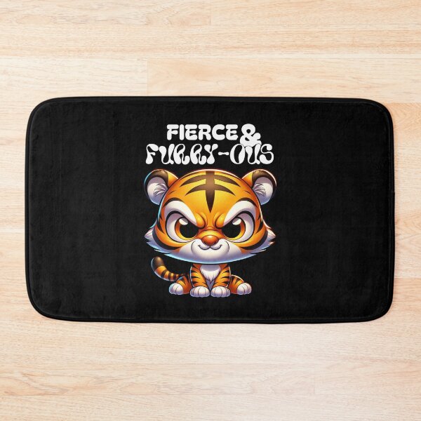 Item preview, FIERCE AND FURRY-OUS - CUTE TIGER designed and sold by justyna-s28.