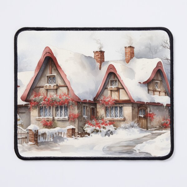 Item preview, Rustic Winter Cottage designed and sold by sheprint.