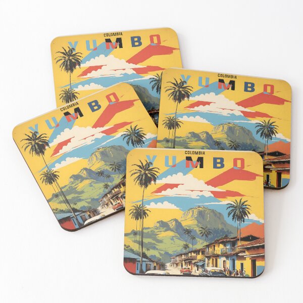 Item preview, Yumbo Colombia Retro Vintage Poster Tourism  designed and sold by TravelersGems.