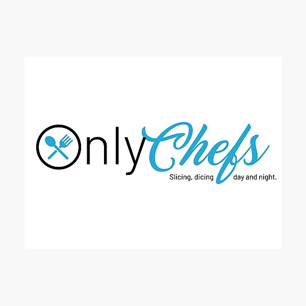 Vista previa del artículo con la obra «Solo Chefs, Cortando, picando, día y noche», diseñado y vendido por animal-trainers.