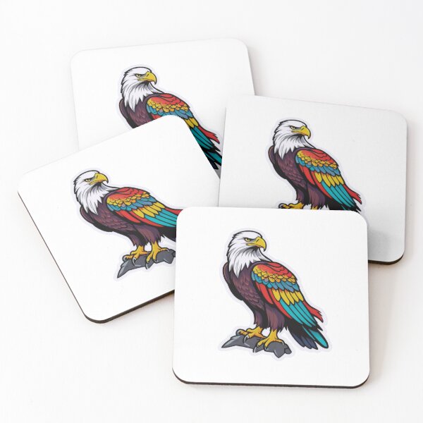 Artikelvorschau, Vibrant Eagle: Majestic Colors in Flight entworfen und verkauft von ArtCreator2023.