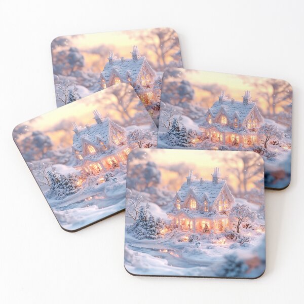 Item preview, Snowy Cottage Serenity designed and sold by keomany.