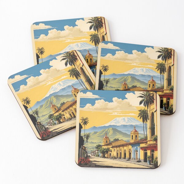 Item preview, Cartago Colombia Colombia Retro Vintage Poster Tourism  designed and sold by TravelersGems.