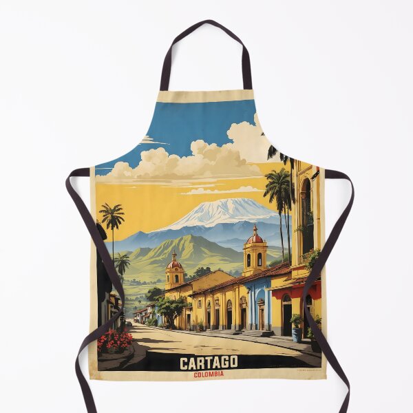 Item preview, Cartago Colombia Colombia Retro Vintage Poster Tourism  designed and sold by TravelersGems.