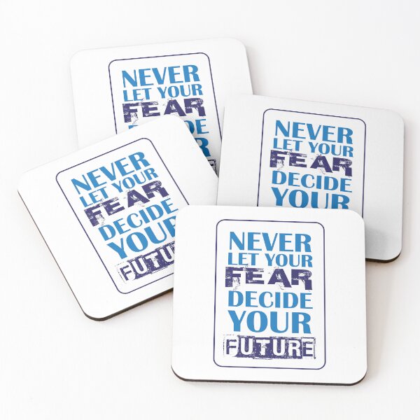 Item preview, Never Let Your Fear Decide Your Future designed and sold by MT-Hub | Art for Every Soul.