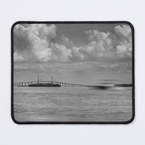 Item preview, Sunshine Skyway Bridge stretches blurred boat speeds designed and sold by EyezWatchin.
