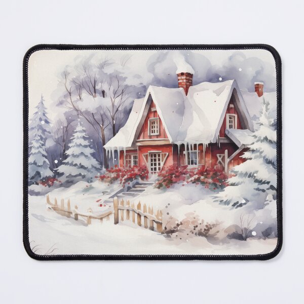 Item preview, Snowy Winter Cottage designed and sold by sheprint.