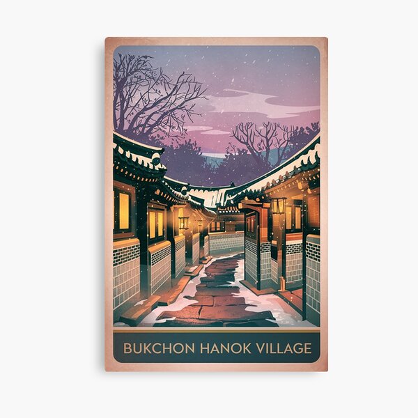 Item preview, Bukchon Hanok Village Seoul South Korea designed and sold by TravelWish.