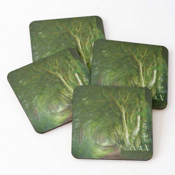 Item preview, Digital illustration of the Upper Moor beech trees. designed and sold by RobThorley.